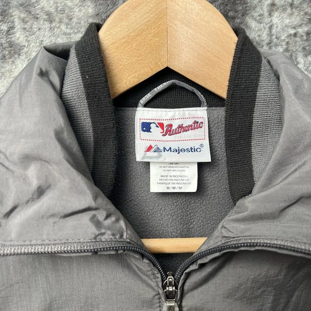 Majestic Therma Base San Francisco Giants Jacket Medium Dugout Fleece Lined MLB